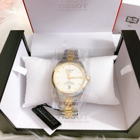 Tissot PR 100 COSC Two-Tone Bracelet Watch, 39mm - Picture 2 of 3